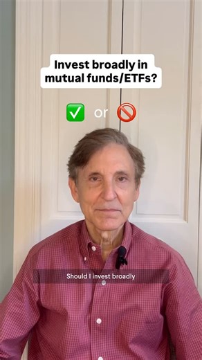 Invest broadly in mutual funds/ETFs? | Understanding Money Class | Facebook