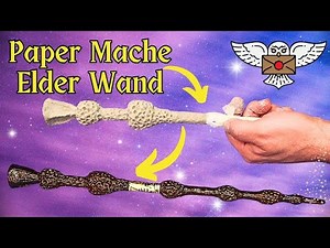 Can I Make A HARRY POTTER Wand Using Paper Mache?