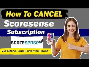 How to cancel ScoreSense Membership | how to cancel scoresense subscription