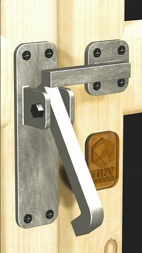 Secure Your Home with ONE TOUCH 🔐 Door!#AutomaticDoorLock