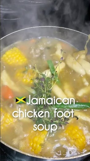 Jamaican Chicken Foot Soup 🇯🇲🔥