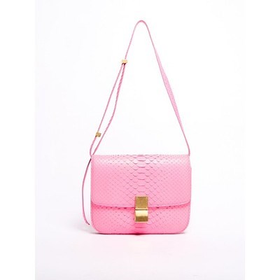 Celine Pink Python Box Bag | eBay