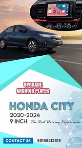 🚗🚗Honda City 2020-2023🚗🚗 Have you ever thought about getting a screen🤔 Can easily use and blast your car's audio system??!! This is the Answer 😍 Elevate your car entertainment with #soundstream. A brand that definitely meet your desire. Introducing the #soundstream Anzuo Ultra 8GB RAM & 256GB ROM. Best performance of sound and experience the glossy screen for your long journey usage. Upgrade your new intelligent 360 Parking System. The #soundstream 360 Sony Lens 1080P camera (VA-360FHD3) c