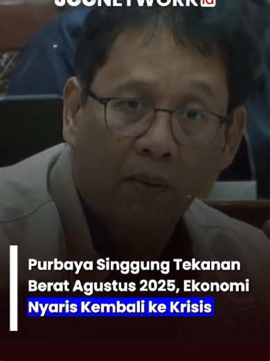 Menteri Keuangan Purbaya Yudhi Sadewa menegaskan peran strategis Kementerian Keuangan dalam menjaga stabilitas ekonomi nasional, terutama saat Indonesia berada pada kondisi krisis dan tekanan sosial yang tinggi pada Agustus 2025 lalu. Ia menilai anggapan bahwa pemerintah tidak bekerja muncul karena publik hanya melihat situasi setelah ekonomi kembali membaik, tanpa memahami fase genting yang sempat terjadi. #purbaya #menkeu #jccnetwork