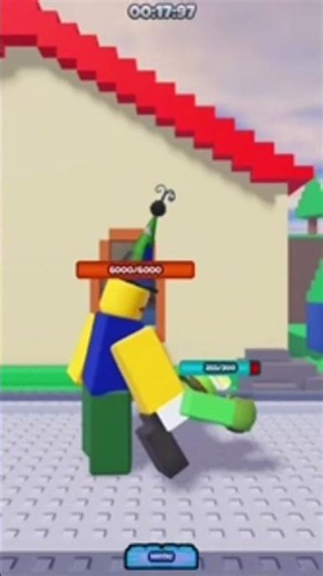 Here giant noob you can have rotten burger #roblox #thebattlebricks