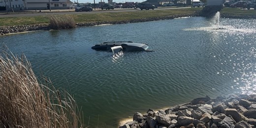 Driver and infant rescued after vehicle submersion in Great Bend