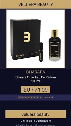 Bharara Bharara Onyx Eau De Parfum 100ml | Veluera Beauty