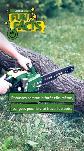 Un classique intemporel – les tronçonneuses John Deere 🥇