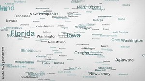 List of States Name of United States of America