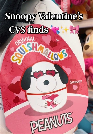 Cute Snoopy Valentine Squishmallows for Valentine's Day