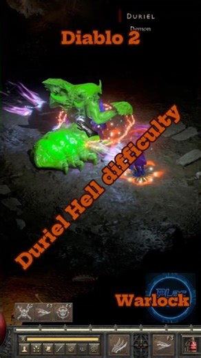 Beat Duriel in Hell Difficulty with Warlock