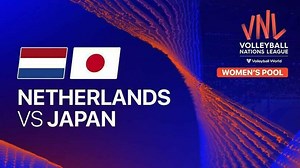 Women: Netherlands vs Japan - Full Match | Volleyball Nations League 2025