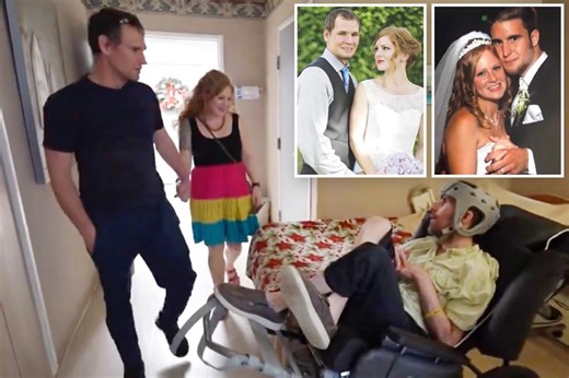 Woman divorces high school sweetheart after he suffers horrific brain injury — now she and new hubby are his legal caregivers