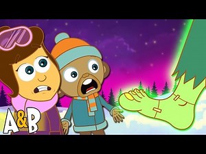 Franken Sled | Funny Cartoons for Children | The Adventures of Annie and Ben! - Videos For Kids