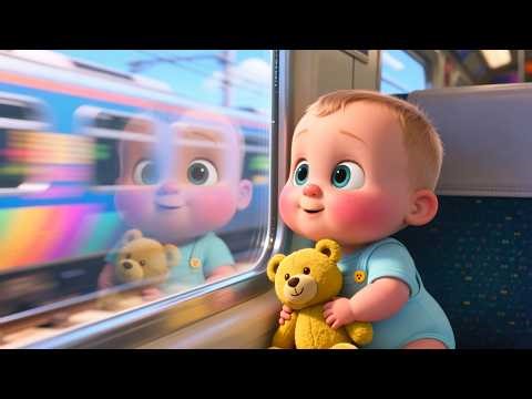 Zoom Zoom Train Ride 🚂 | Fun Train Song for Kids | Toddler Train | Learning Vehicles Song for Babies