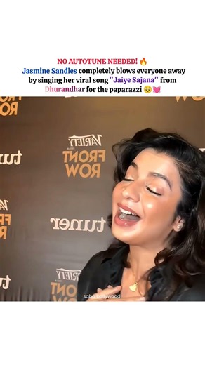 Paparazzi Left Speechless After Jasmine Sandles Viral Live Performance of Jaiye Sajana 😱