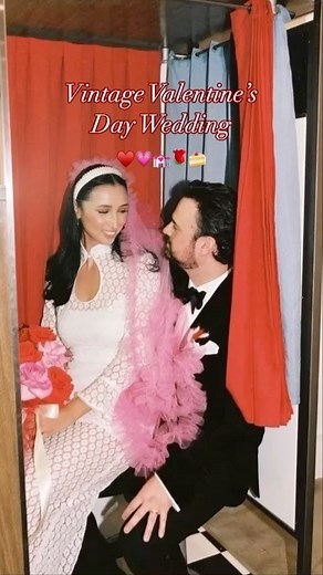 This Valentine’s Day wedding aesthetic is everything >>> 💗🎀♥️🌹💒 | Vow'd Weddings