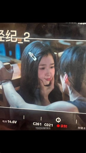 no cheeks were harmed during filming. #cdrama #heyu #estheryu Speed and Love jinzhao jiangmu zhaomu