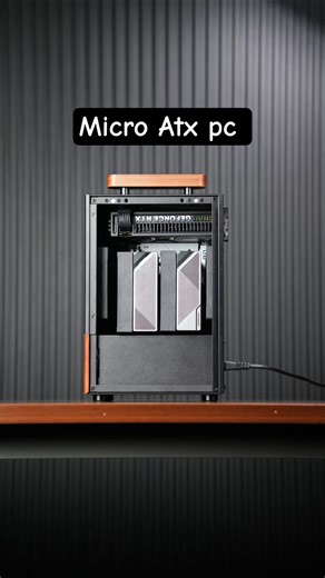 Compact Wooden micro atx Gaming PC Build 2026 🪛 Intel i5 14600KF + RTX 5070 MINI 🔥#pcbuild