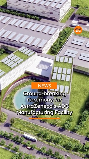 AstraZeneca, a British-Swedish multinational pharmaceutical and biotechnology company, held the ground-breaking ceremony for its S$2b end-to-end antibody drug conjugates (ADC) manufacturing facility today (Nov 7). It plans to hire over 800 employees in Singapore for highly skilled roles. The facility is expected to begin operations in 2029. | AsiaOne