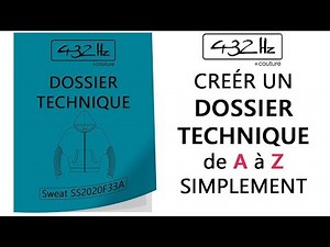Créer un DOSSIER TECHNIQUE - Métiers de la Mode.
