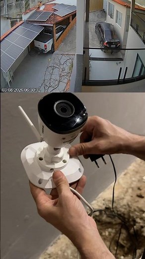 How to Install an Intelbras Wi-Fi Camera WITHOUT VISIBLE WIRES! 📹🔧