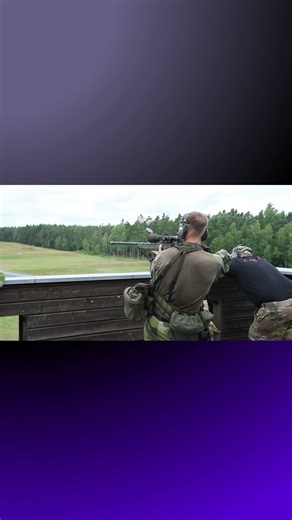Swedish Snipers Firing "Sako TRG" Bolt-Action Sniper Rifle