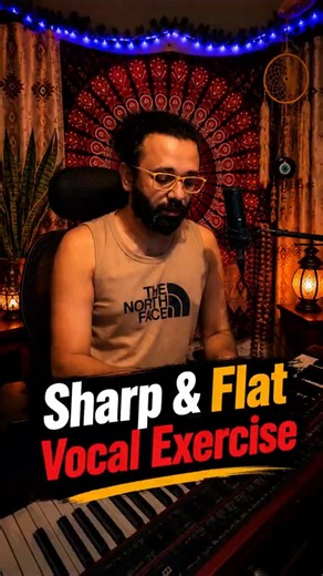 Sharp & Flat Note Vocal Exercise | Vocal Flex With Zaman Saif