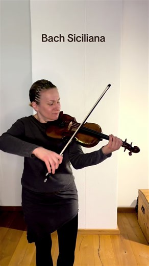 A moment to breathe Ein Moment zum Innehalten #siciliana #bach #soloviolin #classicalmusic #listening