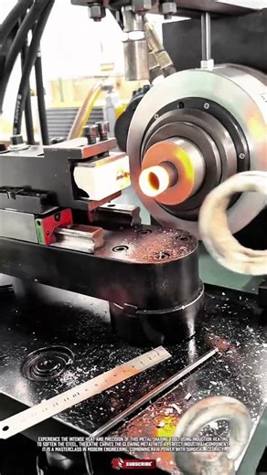 Heat and Shape: This Advanced Tool Machines Glowing Hot Metal Fast #ToolHolder