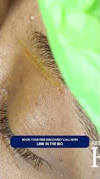 EYEBROW SHAPING PROCESS