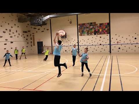 Tchoukball in PE Class at Carroll School