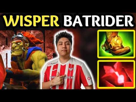 🔥 Wisper BATRIDER Offlane — Sticky Napalm CONTROL 🔥 Dota 2 Offlane
