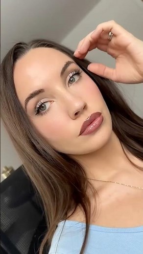 cool tone makeup for pale skin 🩵 #paleskin #cooltonedmakeup #makeup #glam #pale of View Beauty