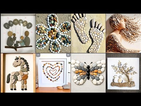 Pebbles Crafts Ideas | Easy DIY Stone Art for Home Decor 🪨✨
