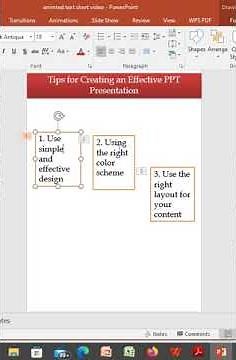 one click 2 align text box, objects in ppt formatting#powerpoint #pptanimation #shortvideo #seminar