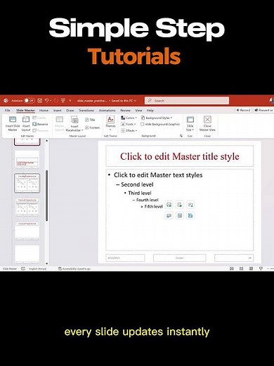 How to Use Slide Master in PowerPoint (2025) (Step-by-Step Guide)