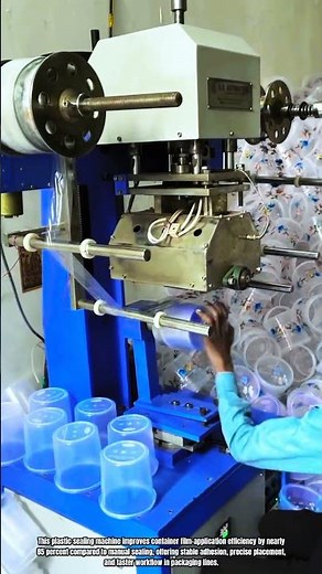 Best Innovation Plastic Sealing Machine: How to Apply Film on Containers