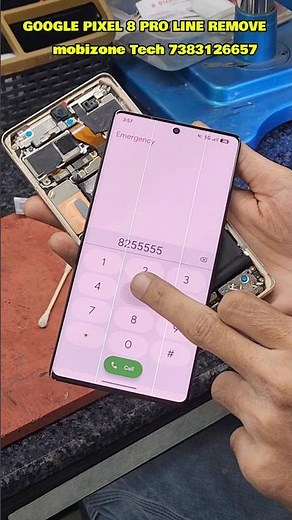 google pixel 8 pro line remove #mobilephonerepair #repair