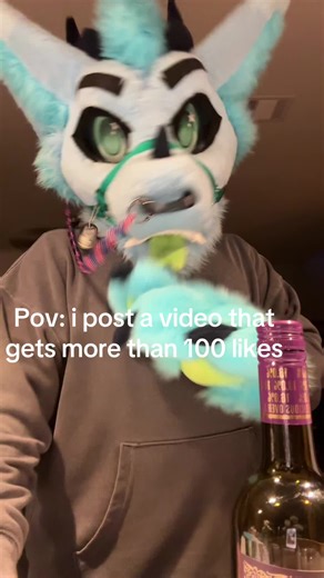 I may. Or may NOT. be absolutley plastered at the time of filming this omg. #furrycommunity #furrytiktok #fyp #fursuit #furryfandom
