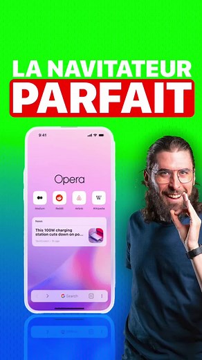 📱Télécharge gratuitement @Opera sur iPhone : nouvelle gestion d'onglets, IA, VPN et bloqueur de pub intégrés ! #Operabrowser #iPhone #iOS #technology #guide