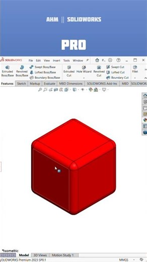 Fillet Techniques in solidworks #solidworks #cad #3dmodeling #cam