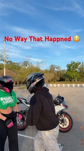 It’s a joke bruhs #shorts #girls #motorcycle #funny #ride #dance #couples