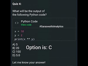 Python Quiz 4