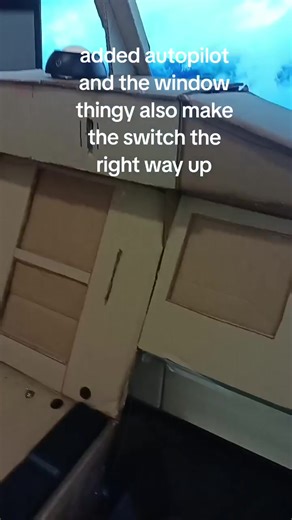 #building #cardboard #flightsimulator #avgeek #airplane #diy #cockpit #a320 #aviation #plane #cockpitview✈️