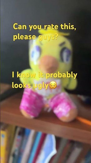 I made my own toy Chica plush