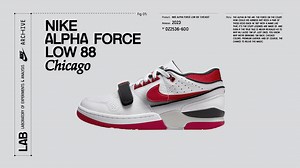 The Alpha in the air. The force on the court. How could his airness not rock a pair of these kicks back in ‘88? with a name like that, it’s the stuff legends are made of. The Nike Alpha Force Low 88 ‘Chicago’ is now available in men’s sizes (UK6-UK11) for R2,099.95 online & in-store. At selected Archive stores: Archive Collective Archive Sandton Archive Mall of Africa Archive Gateway Archive Canal Walk | Archive SA