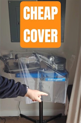 CHEAP Stringing Machine Dust Cover #racketstringing #tennisracketstringing