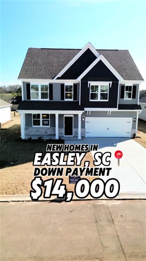 4.99% INTEREST RATE New Single family homes in Easley, SC 📍 Comment