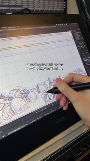 𝕭𝖊𝖆𝖚𝖝 𝕾𝖆𝖑𝖎𝖝 on Instagram: "this scene took me 2 weeks :,) #animator #animation #2danimation #handdrawnanimation #beauxsalix"